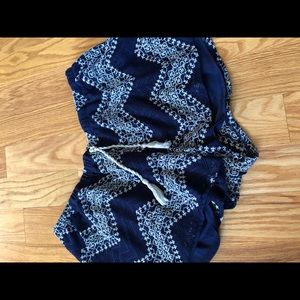 Xhilaration Woven Navy Tie Shorts